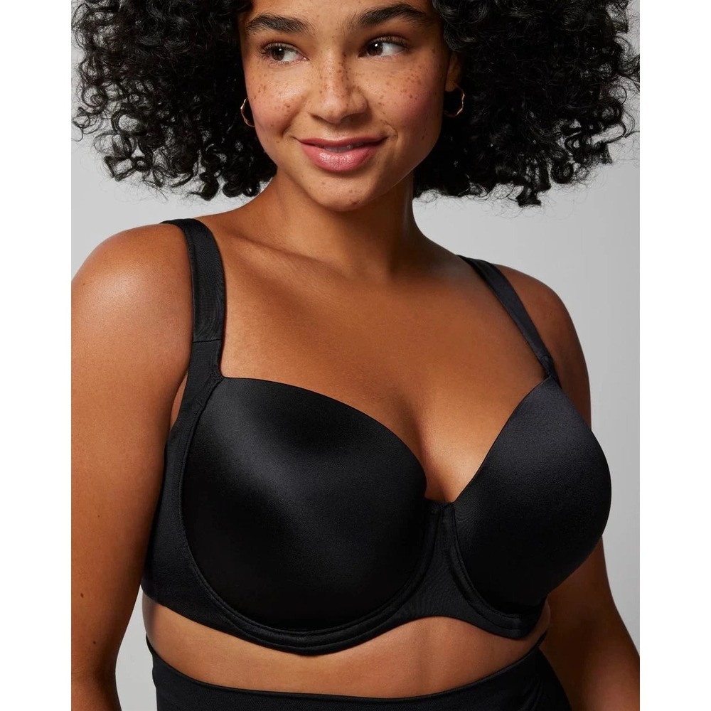 Soma Stunning Support Full Coverage Bra Black 44DD Underwire Full Figure 44E - Picture 9 of 10
